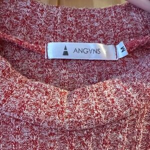 ANGVNS Women's Red Sweater